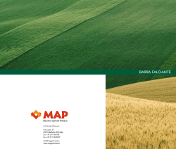 BARRA FALCIANTE - MAP | Macchine Agricole Petrolati