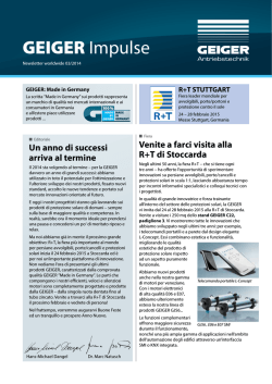 GEIGER Impulse - GEIGER Antriebstechnik