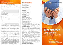 PIEDE DIABETICO E INFERMIERI