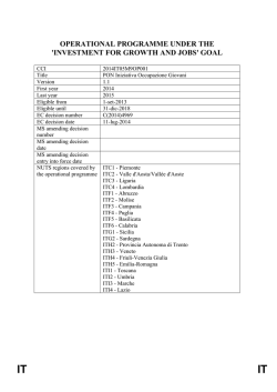 IT - EuropaLavoro - Ministero del Lavoro e delle Politiche Sociali