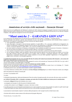 “Mani amiche 2 – GARANZIA GIOVANI”
