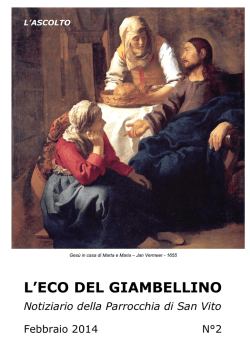 Febbraio 2014 - Parrocchia San Vito al Giambellino