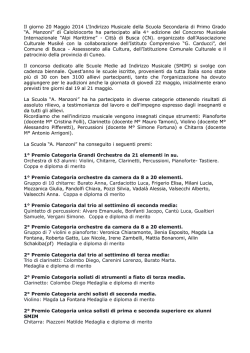allegato - Istituto Comprensivo di Calolziocorte