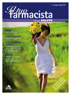 Jet lag Primo intervento Invecchiamento