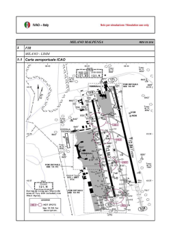 MILANO MALPENSA FIR MILANO - LIMM 1.1 Carta aeroportuale