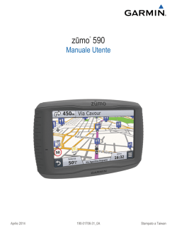 Zumo 590LM: Manuale Utente IT