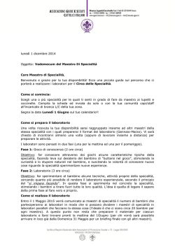 Vademecum V.1.0 - AGESCI Toscana