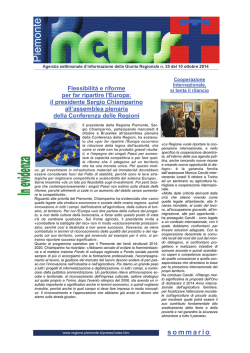 sommario - Regione Piemonte