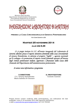 Invito inaugurazione Lab.Sartoria