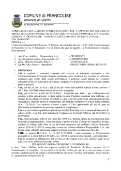 N. 1 - Comune di Francolise