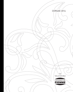 Catalogo Novit&agrave; Cersaie 2014