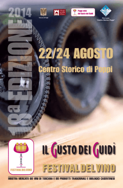 22/24 agosto - ProLoco Poppi