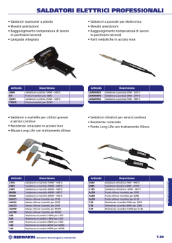 SALDATORI ELETTRICI PROFESSIONALI
