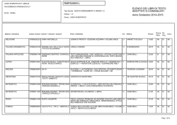 Libri testo a.s. 2014/15