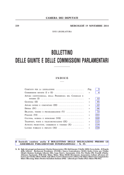 Atti Parlamentari - Camera dei Deputati