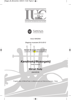 28/05/2013 - Assonanze