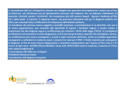 Modalit&agrave; di prenotazione per la diagnosi/certificazione DSA per il