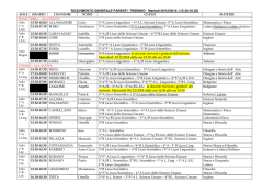 elenco aule triennio - Liceo Scientifico Statale "G. Ancina"