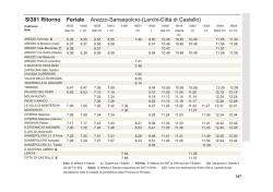 SI381 Ritorno Feriale Arezzo-Sansepolcro-(Lerchi-Città di