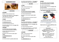 CALENDARIO SALUS