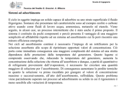 Sistemi a adsorbimento - Dipartimento di Ingegneria Industriale