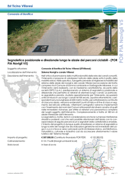 POR PIA Navigli V5 - Est Ticino Villoresi