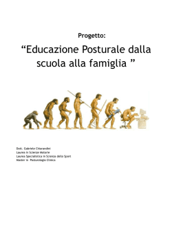 Postura a scuola
