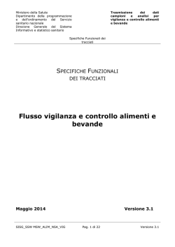 Specifiche Funzionali dei tracciati 2014