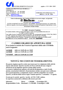 comunicato6 - Csi Biella