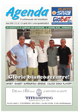 Agenda Brindisi 25:Agenda 19 ottobre 2012 CD