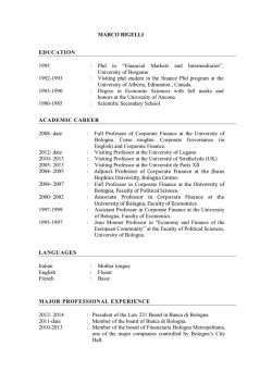 MARCO BIGELLI EDUCATION 1995