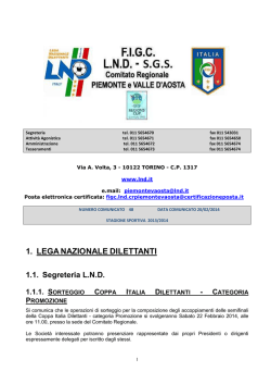 comunicato 48 del 20/02/2014