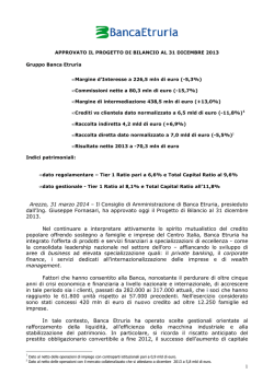 1 Arezzo, 31 marzo 2014 – Il Consiglio di