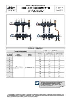COLLETTORI COMPATTI IN POLIMERO