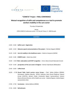 Final Conference Agenda
