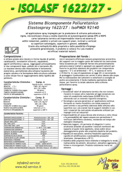 scheda tecnica isolasf 1622-27 - M2