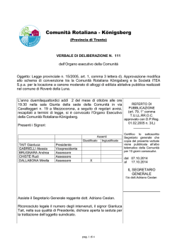 allegato - Comunit&agrave; Rotaliana