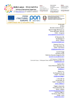 Leggi la lettera - IIS "Adriano Olivetti"