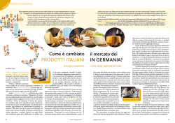 come &egrave; cambiato prodotti italiani il mercato dei in