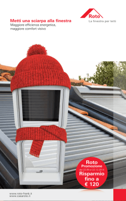 clicca qui - Finestre per tetti Roto