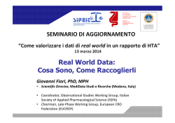 Real World Data: Cosa Sono, Come Raccoglierli