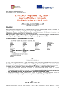 ERASMUS+ Programme&ndash; Key Action 1 Learning Mobility of