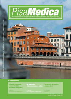 pisamedica 60 - Ordine dei Medici Chirurghi e Odontoiatri