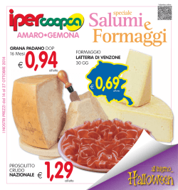 Dal 14 al 27 OTTOBRE