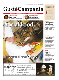 Luglio/Agosto 2014 - GustoCampania.it