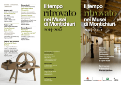 Il tempo nei Musei di Montichiari Il tempo nei Musei di Montichiari