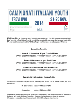 Italian Youth Boxing Championships 2014