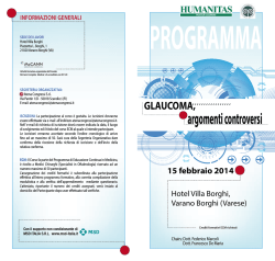 Il glaucoma, argomenti controversi