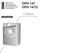 Hoover Domestic Appliance User Manual