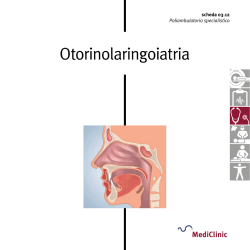 Otorinolaringoiatria - MediClinic, la clinica delle eccellenze